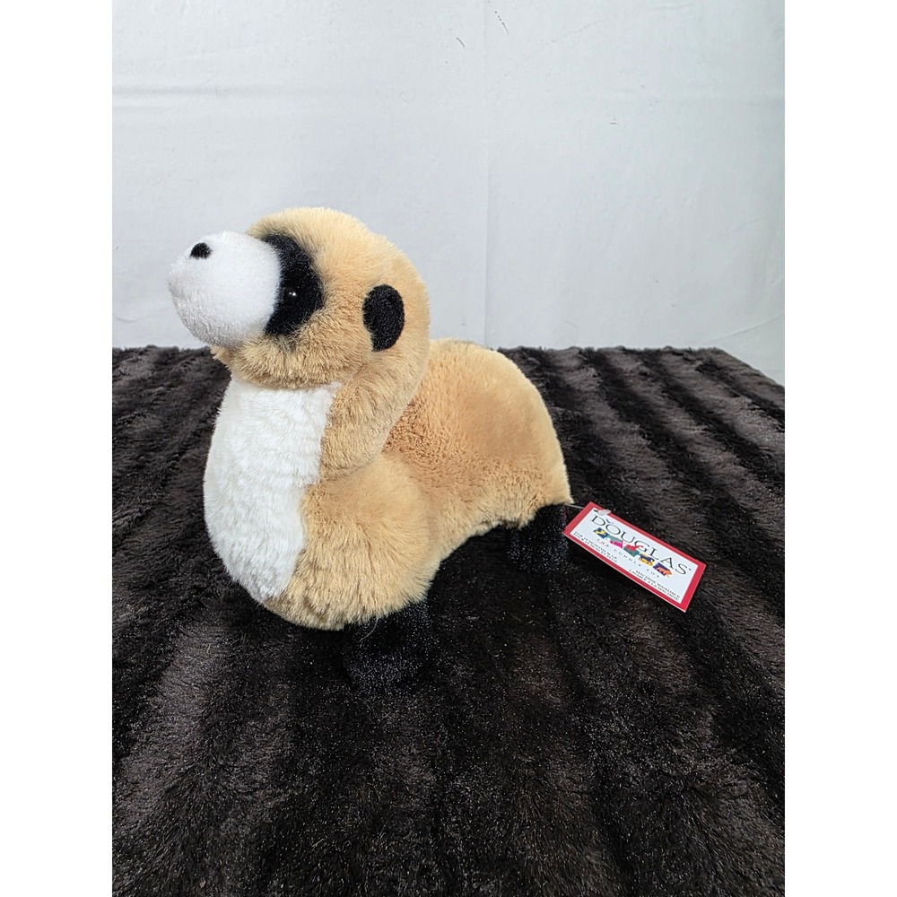 Douglas Dapper Ferret Plush Stuffed Animal Tan White Black 4039 New with Tags